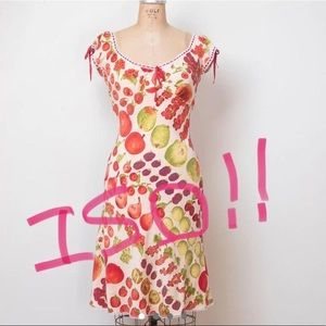 ISO BETSEY JOHNSON FRUIT COLLECTION
